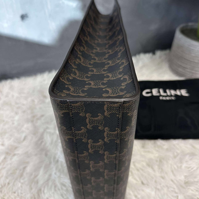 CELINE Vertical Triomphe 2way Bag  RANK A
