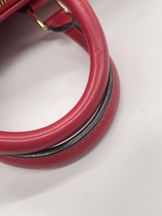 LOUIS VUITTON Speedy 25 Red Epi Handbag  RANK AB+