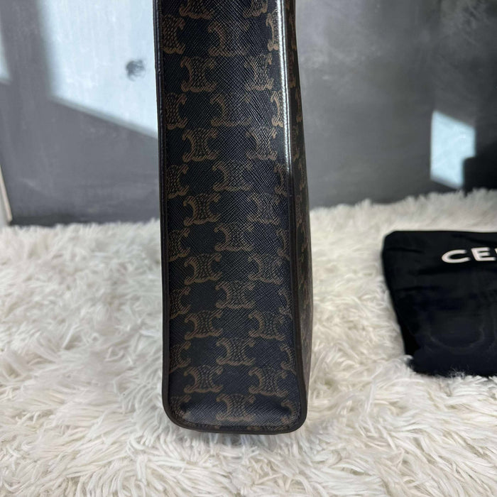 CELINE Vertical Triomphe 2way Bag  RANK A
