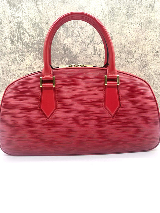 LOUIS VUITTON Speedy 25 Red Epi Handbag  RANK AB+