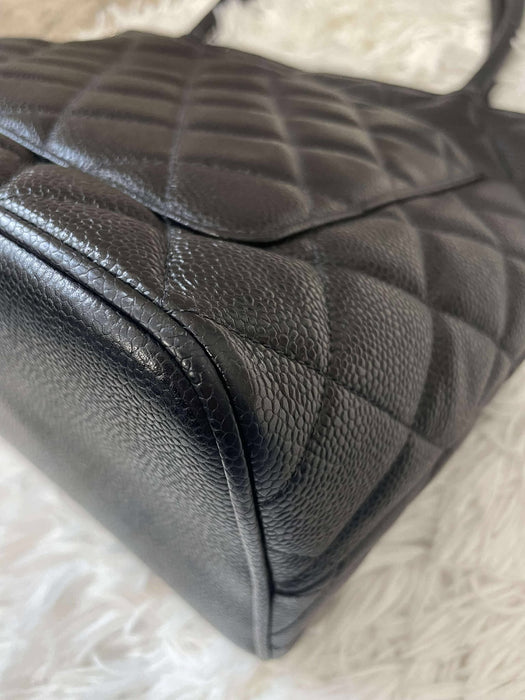 CHANEL (シャネル) トートバッグ メダリオン ブラック（ランクAB+）