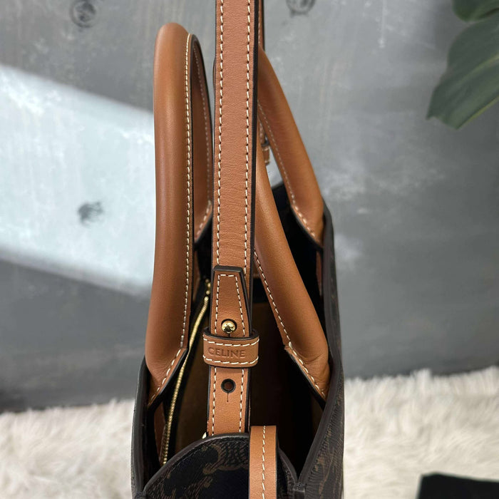 CELINE Vertical Triomphe 2way Bag  RANK A