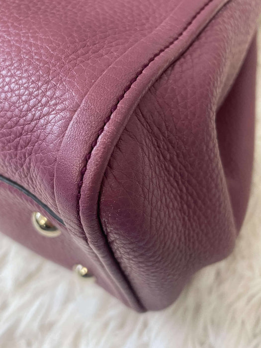 GUCCI Hobo Burgundy Tassel 2way Bag  RANK A