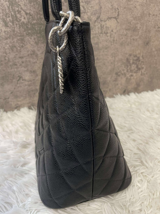 CHANEL (シャネル) トートバッグ メダリオン ブラック（ランクAB+）