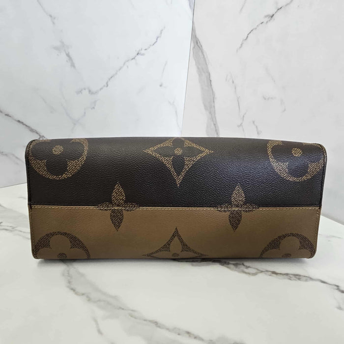 LOUIS VUITTON On the Go MM Reverse Monogram 2way Bag  RANK A