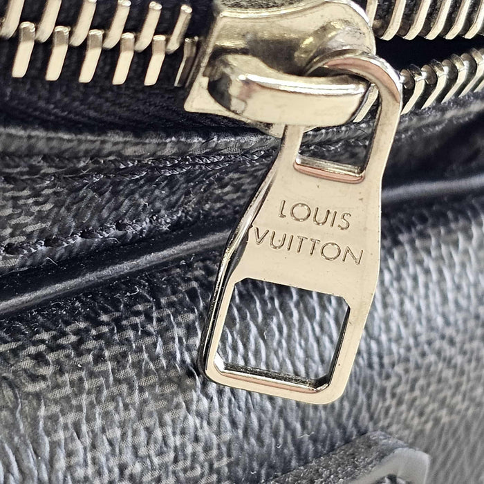 LOUIS VUITTON Rem Damier Graphite Crossbody Bag  RANK AB+