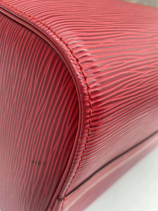LOUIS VUITTON Speedy 25 Red Epi Handbag  RANK AB+