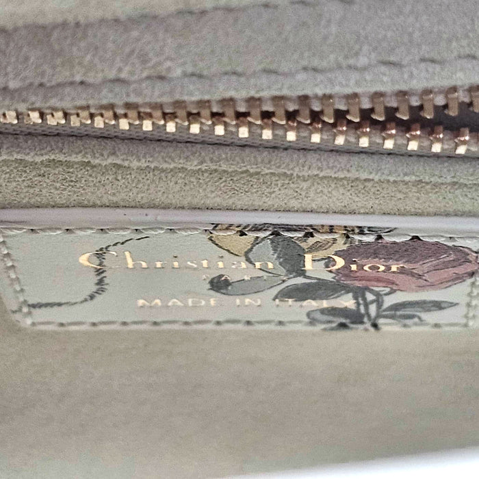 CHRISTIAN DIOR Lady Dior Florigelio Small 2way Bag  RANK A