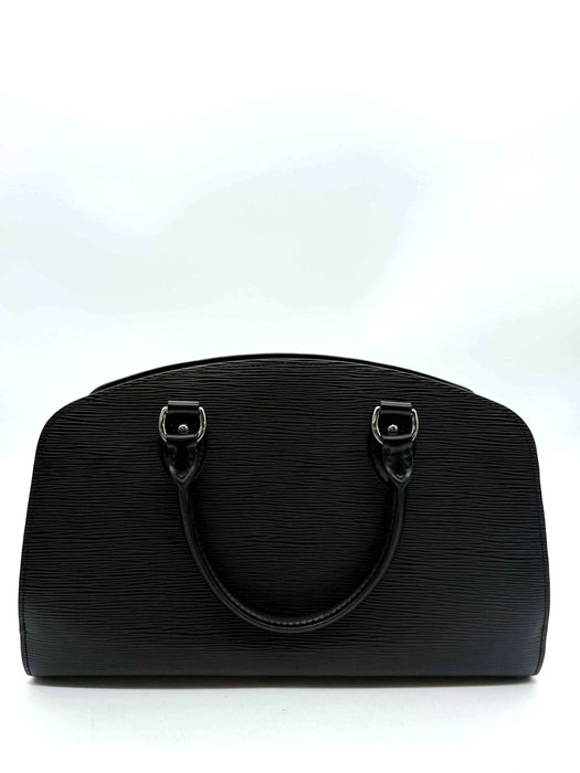 LOUIS VUITTON Pont Neuf PM Black Epi Handbag RANK A