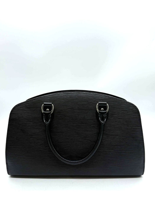 LOUIS VUITTON Pont Neuf PM Black Epi Handbag RANK A