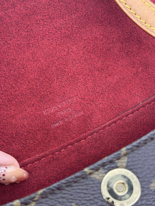LOUIS VUITTON Sonatine Monogram Handbag  RANK AB+