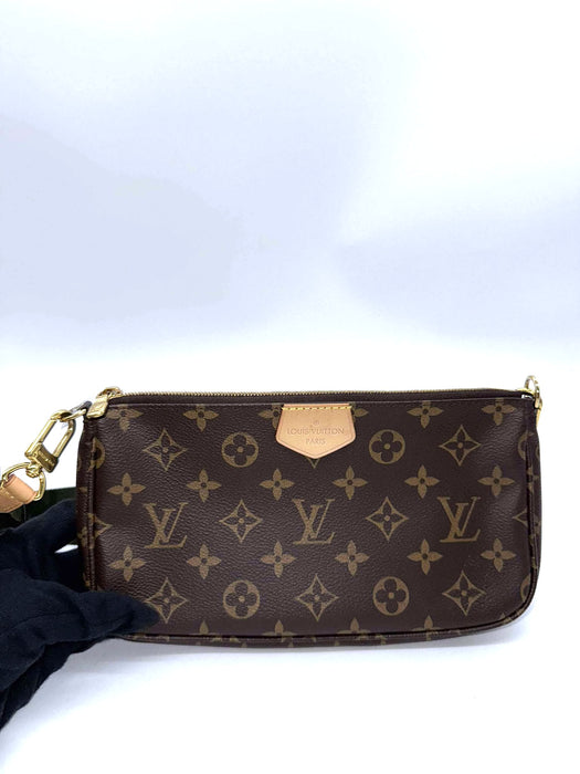 LOUIS VUITTON Multi Pochette Monogram Crossbody Bag. RANK A