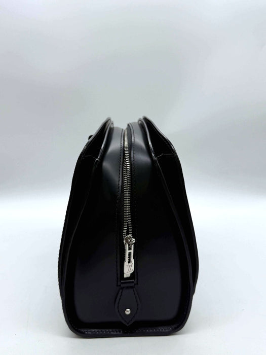 LOUIS VUITTON Pont Neuf PM Black Epi Handbag RANK A