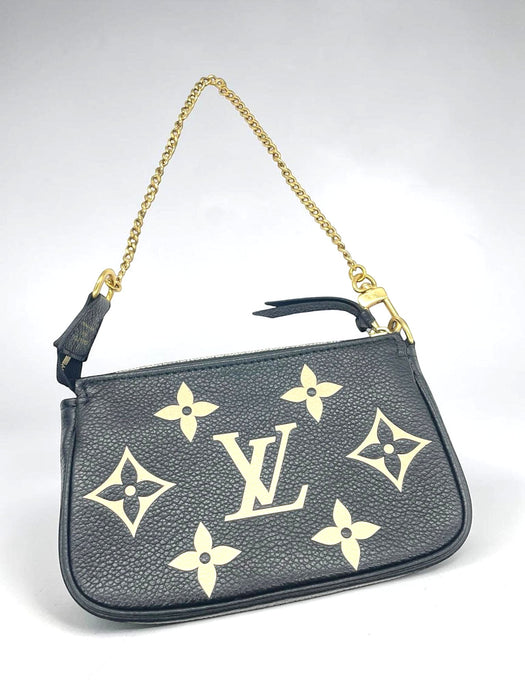 LOUIS VUITTON Mini Pochette Black Empreinte