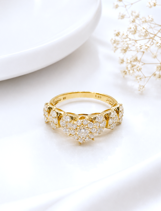 NBJ Cluster Diamond Ring