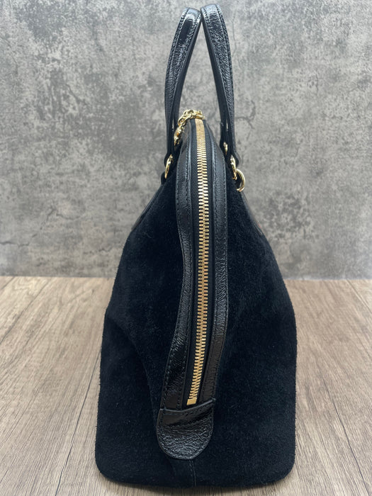 GUCCI Ophidia Web Dome Suede 2way Bag  RANK AB+