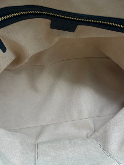 GUCCI Ophidia Web Dome Suede 2way Bag  RANK AB+