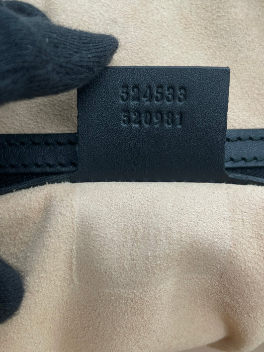 GUCCI Ophidia Web Dome Suede 2way Bag  RANK AB+