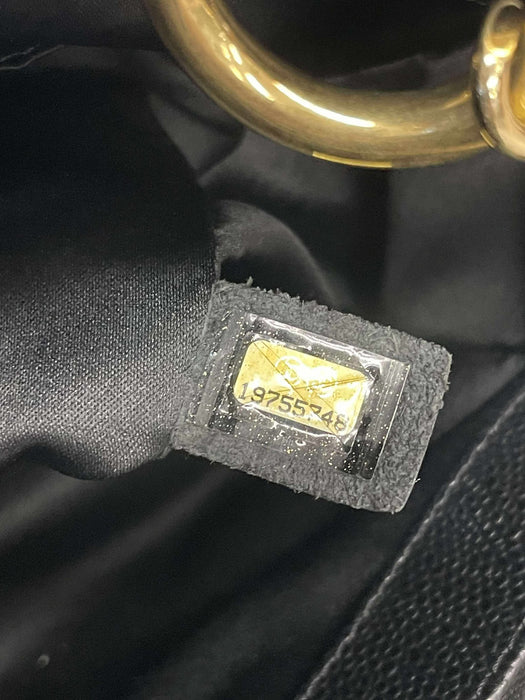 CHANEL GST Caviar Black Shoulder Bag　AB＋