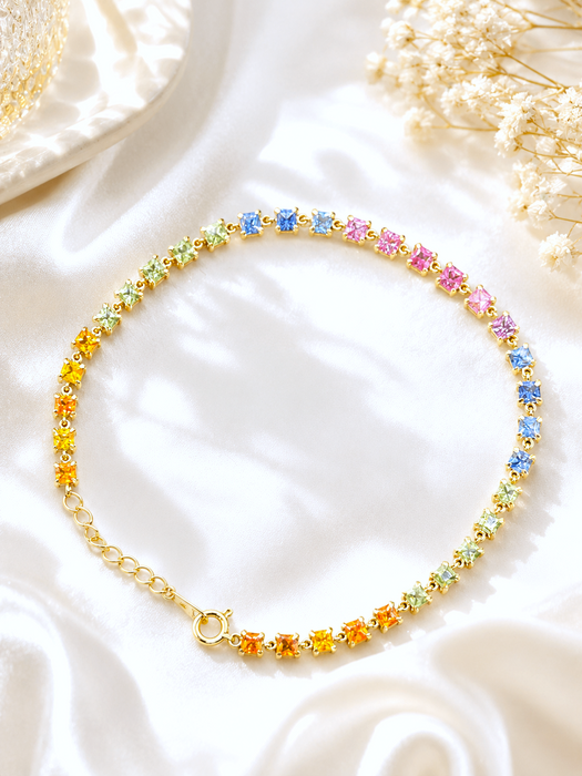 NBJ Sapphire Multicolor Tennis Bracelet